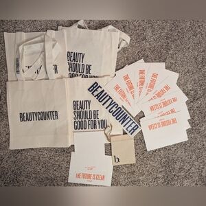 Beautycounter Swag Bundle - Bags, Stationary, Decal NEW